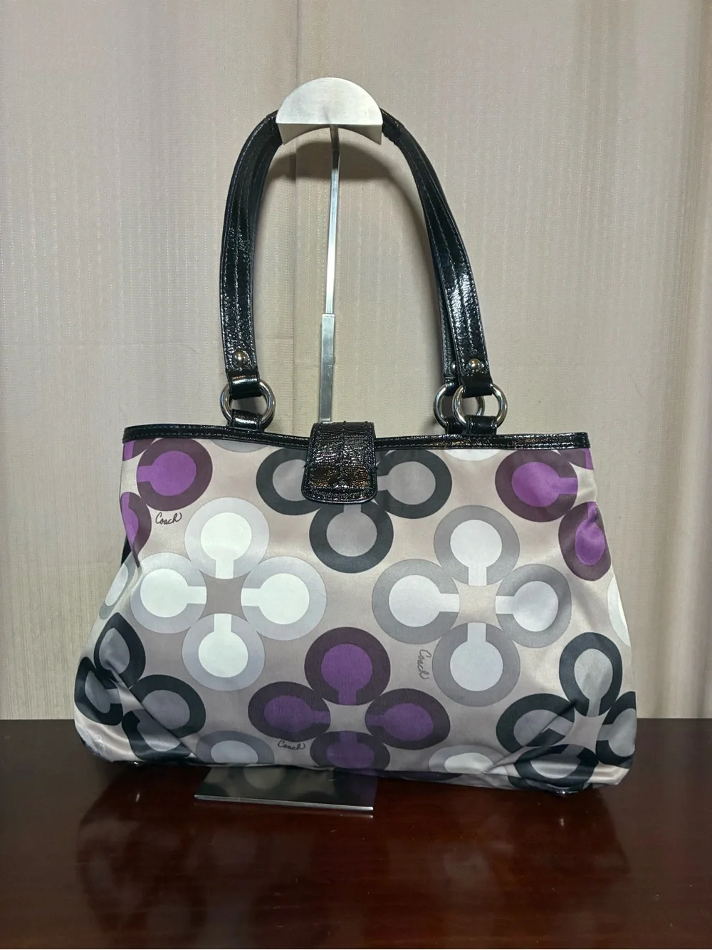 Coach Multicolor Signature Circle Satchel